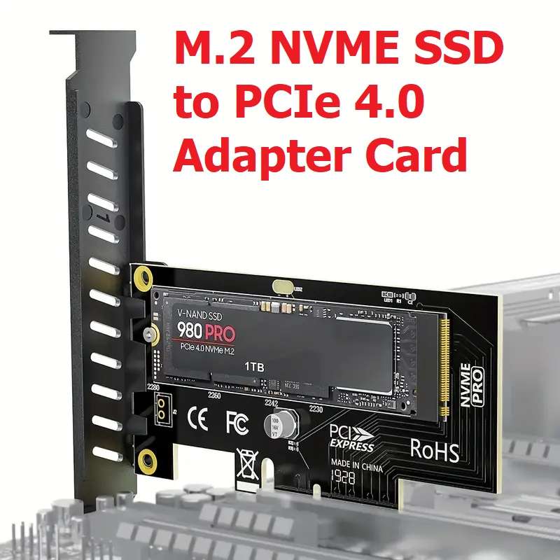M.2 NVME SSD to PCI Express 4.0 Adapter Converter Card