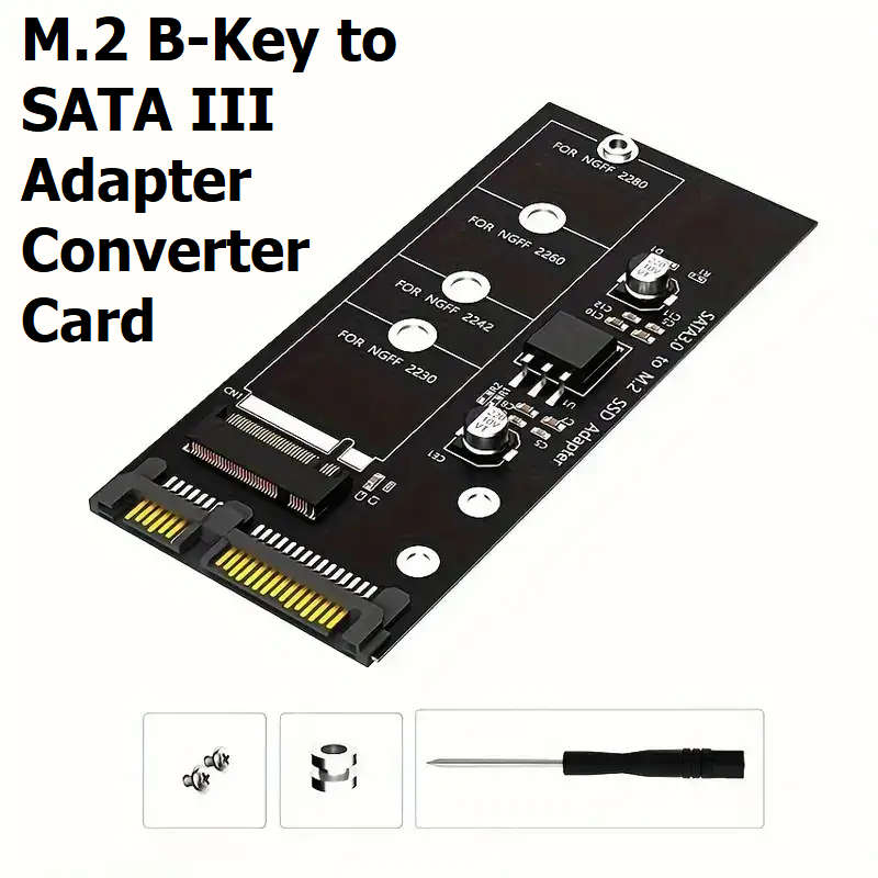 NGFF M.2 B-Key SSD to SATA III Adapter Converter Card