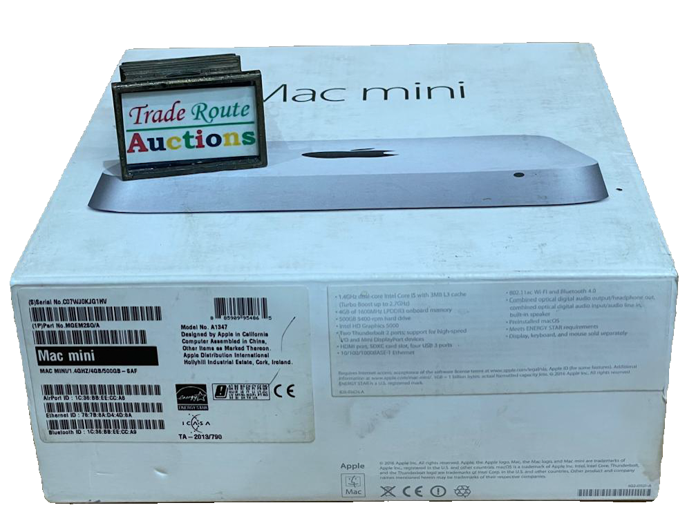 Apple Mac Mini Core i5 1.4GHz Mini Computer Boxed - macOS Monterey