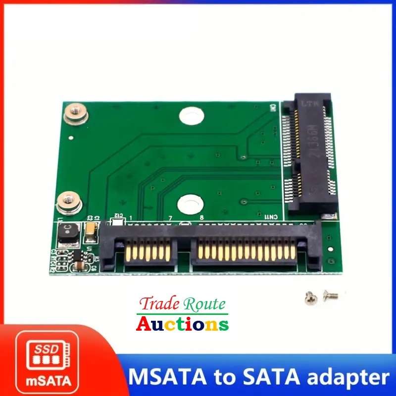 mSATA SSD to SATA Converter Card, MSATA to 22pin SATA Adapter