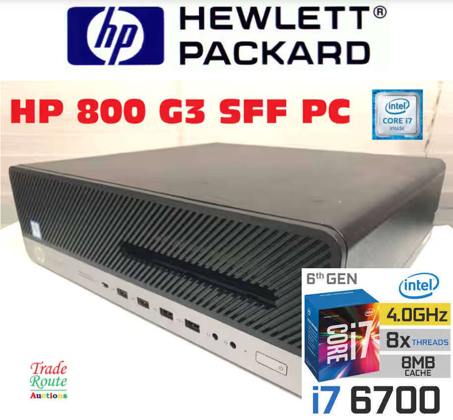 HP EliteDesk 800 G3 SFF Core i7 3.4Ghz Barebone PC Desktop Computer