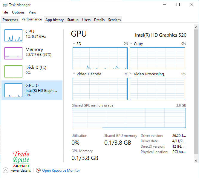 DELL LATITUDE E7270 12.5inch LAPTOP | CORE i5 6300U | 8GB RAM | 128GB SSD - Faulty Battery Salvage
