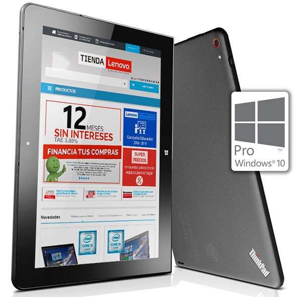 Lenovo Thinkpad 10 Tablet PC Windows 10 Pro (Intel Quad Core, 4GB RAM, 128GB SSD 10.1 inch 1920x1200