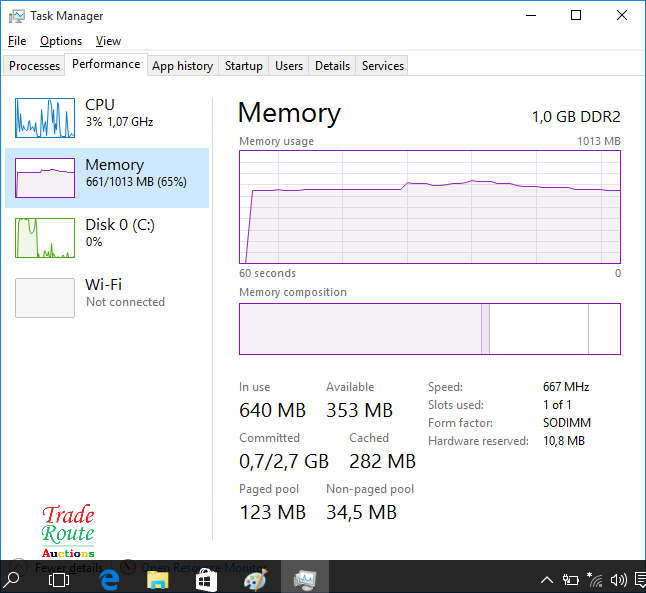 Acer Aspire One Mini 10.1-inch Netbook Intel Atom N450, 1GB RAM, 250GB HDD - LOW BATTERY