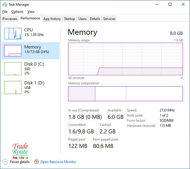 Intel NUC Mini-PC NUC7i5BNH Desktop PC CORE i5 7260U 7th Gen 2.2GHz | 8GB RAM | 250GB SSD