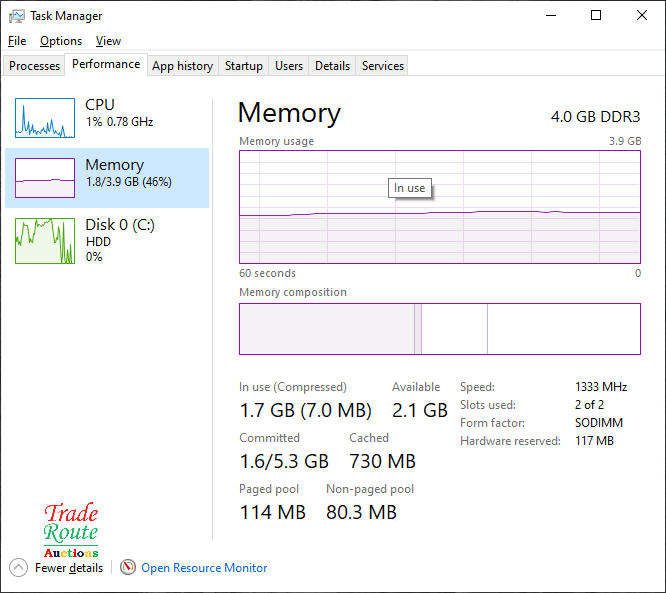 Lenovo Thinkpad X220 Core i5 2540M 2.6GHz 4GB RAM 320GB HDD Notebook