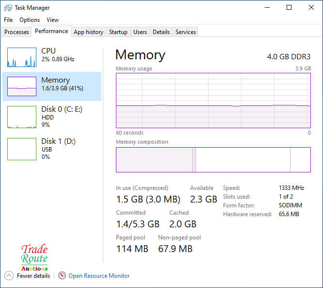 HP PROBOOK 6560b 15.6 Inch Laptop  | CORE i5 2410M 2.3GHZ | 4GB RAM | 320GB HDD