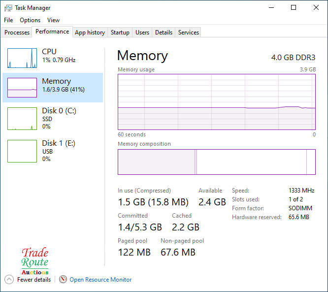 HP PROBOOK 6560b 15.6 Inch Laptop  | CORE i5 2450M 2.5GHZ | 4GB RAM | 240GB SSD