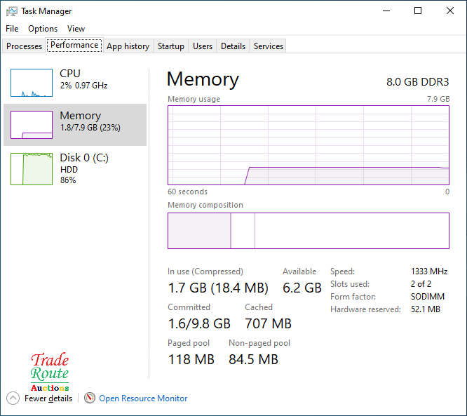 HP PAVILION DV6 15.6" NOTEBOOK Laptop CORE i7 2630QM 2.0GHz 8GB RAM 750GB HDD - Faulty Battery