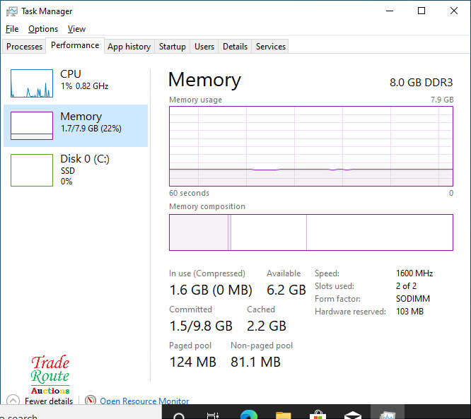 HP PROBOOK 450 G3 15.6inch HD LAPTOP | CORE i5 6200U 6th Gen | 8GB RAM | 256GB HDD