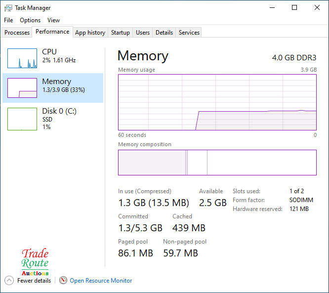 HP PROBOOK 6570b 15.6 Inch Laptop  | CORE i5 3210M 2.5GHZ | 4GB RAM | 250GB SSD - Screen Faulty
