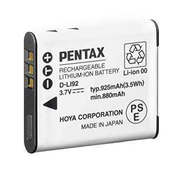 Pentax D-Li92 Rechargeable Lithium-Ion Battery for Digital Camera
