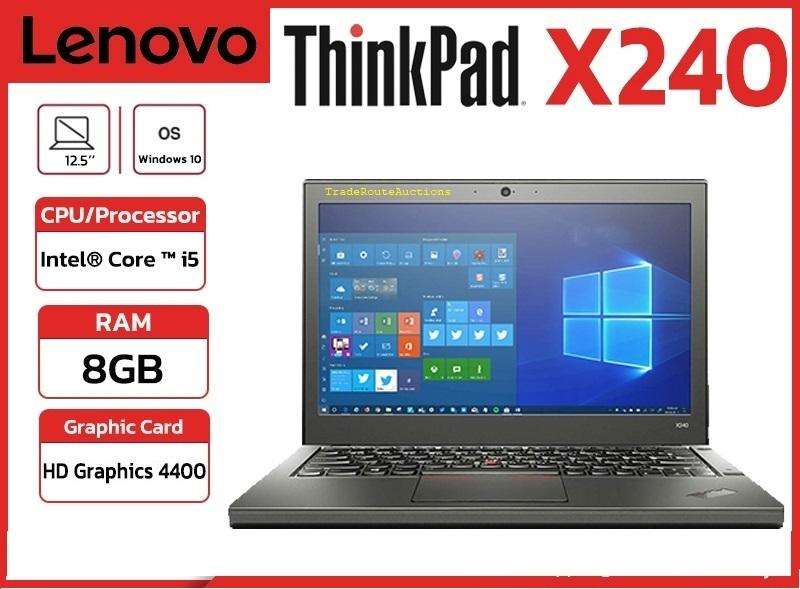 Lenovo Thinkpad X240 12.5inch Notebook | CORE i5 | 8GB RAM | 500GB HDD
