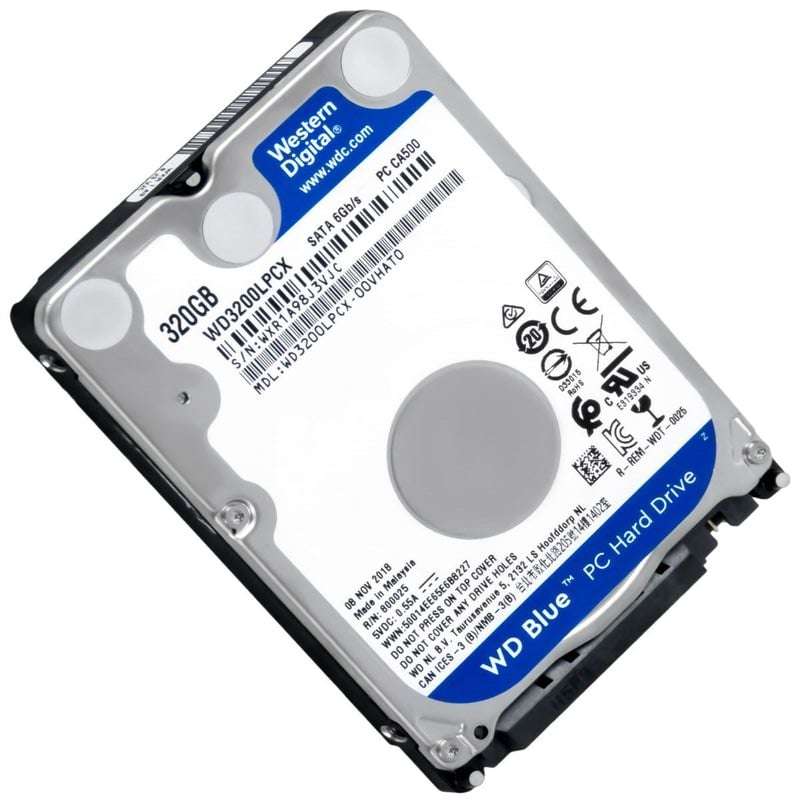 WD 320GB HDD 2.5 inch for Laptops/Desktops - 320GB Hard Disk WD BLUE