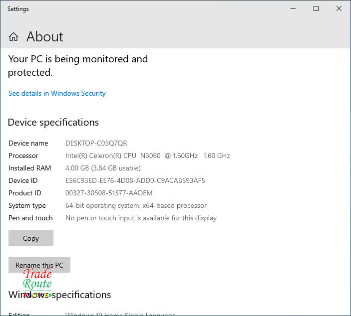 Acer Extensa 2519 15.6inch Laptop | Celeron N3060 1.6GHz | 4GB RAM | 500GB HDD