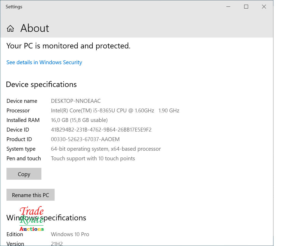 DELL LATITUDE 5300 LAPTOP | CORE i5 8365U 1.9GHz | 16GB RAM | 256GB SSD 13.3 inch TouchScreen Laptop