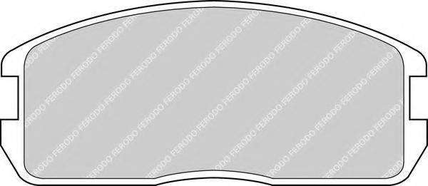 FERODO Brake Pads FDB357 Mitsubishi L200 K60T 3.0 4WD (2001-2005)