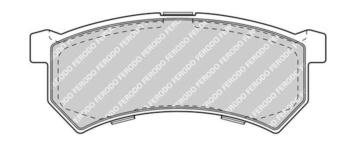 FERODO Brake Pads FDB5002 Renault Kwid 1.0, Triber 1.0 (2016-on)