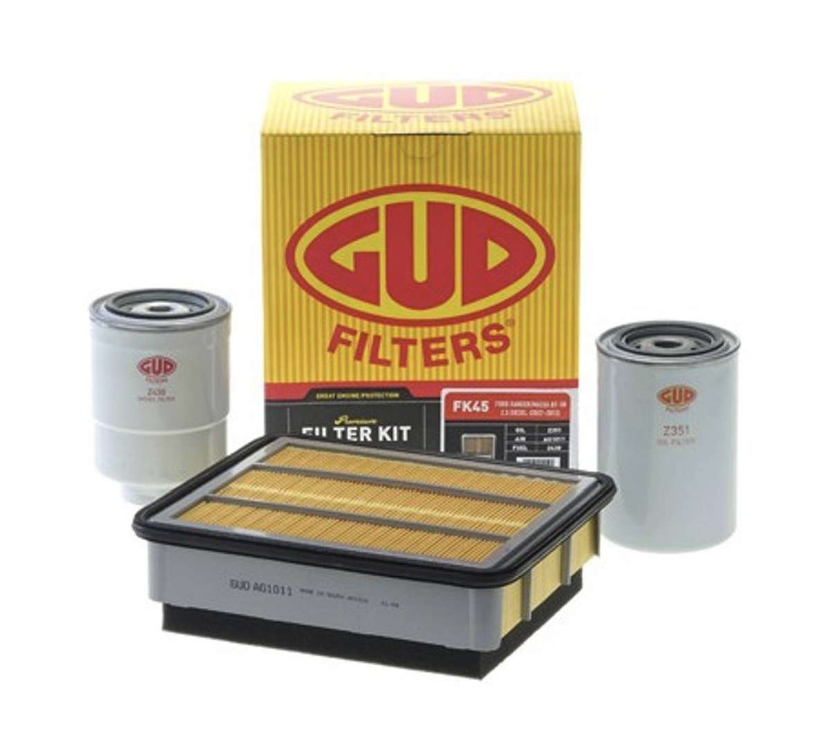 GUD Filter Kit FK45 Ranger 2.5TD, BT-50 2.5TDi (2007 - 2012)