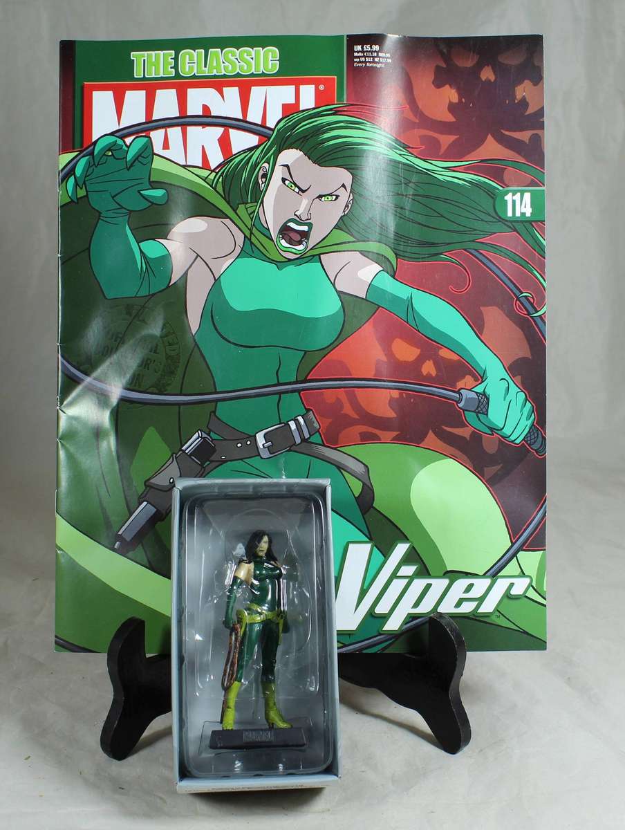 Marvel Classic - lead, hand painted figurine and book - Viper (Madam Hydra) #114