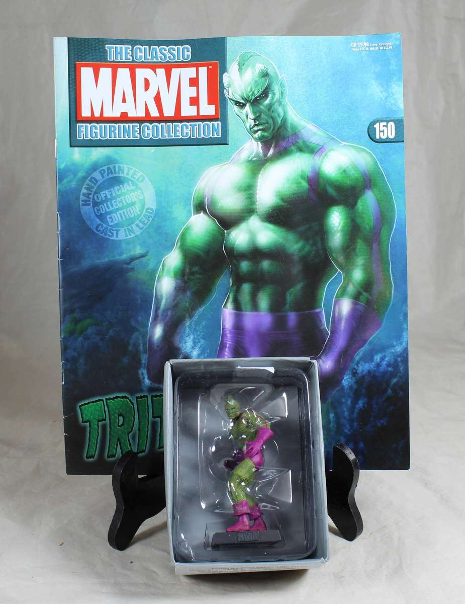 Marvel Classic - lead, hand painted figurine and book - Triton #150
