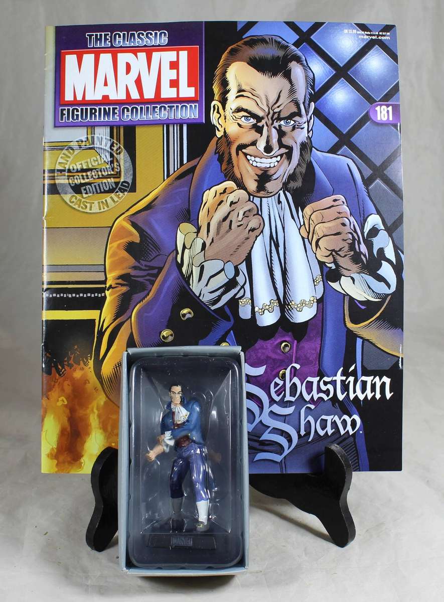 Marvel Classic - lead, hand painted figurine and book - Sebastian Shaw #181
