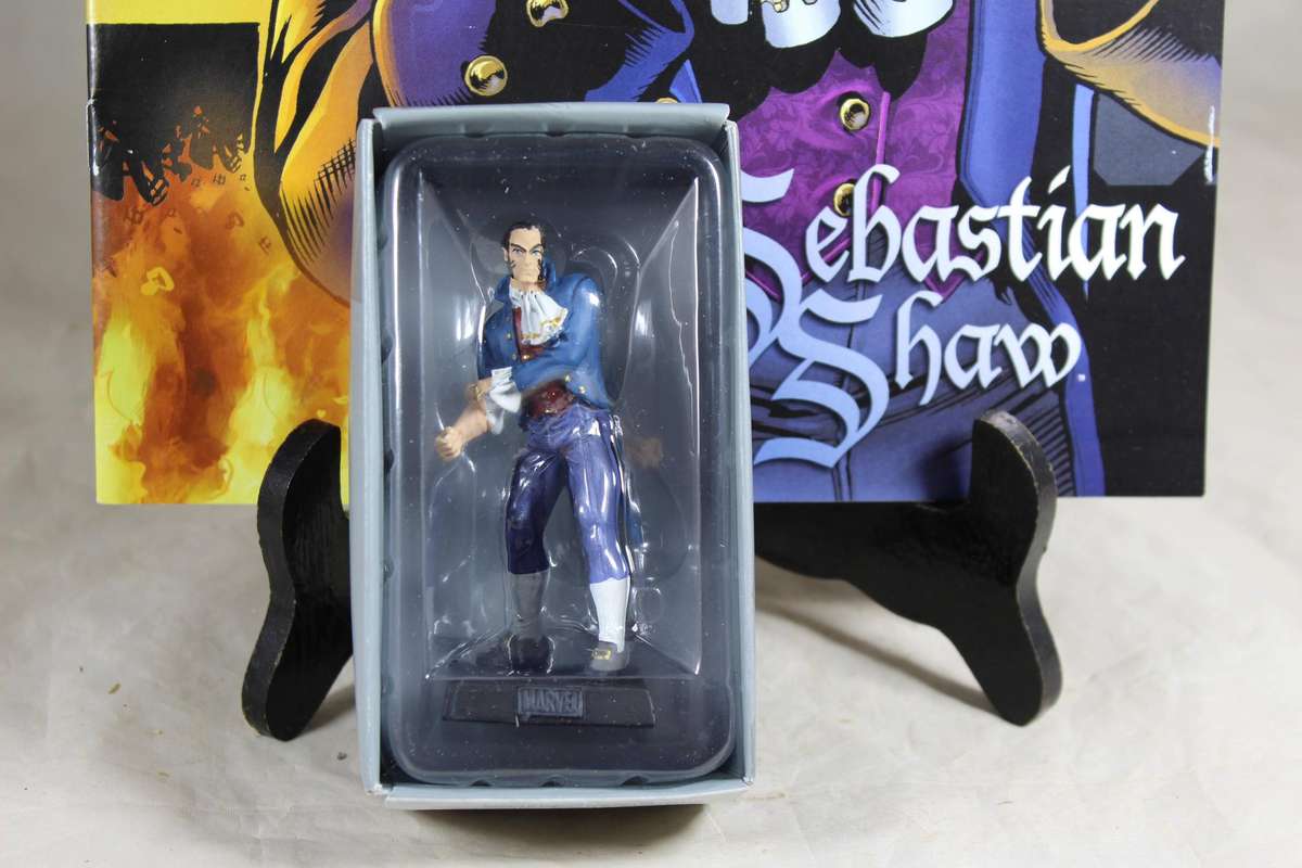 Marvel Classic - lead, hand painted figurine and book - Sebastian Shaw #181