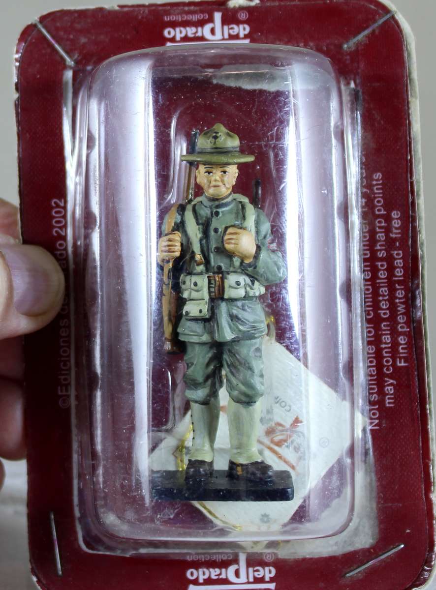 del Prado lead soldier - Sergeant 6th marine regt. USA 1917