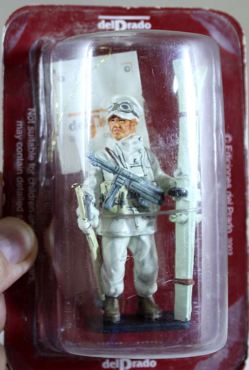 del Prado lead soldier - Oberfeldwebel Ski-Jager brigade Germany 1943