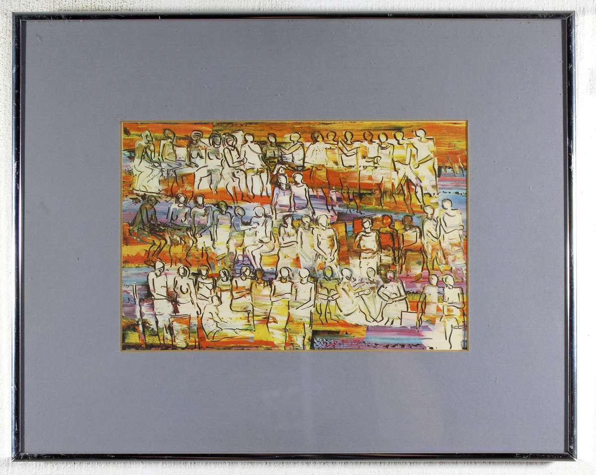 Walter Battiss - Figures print