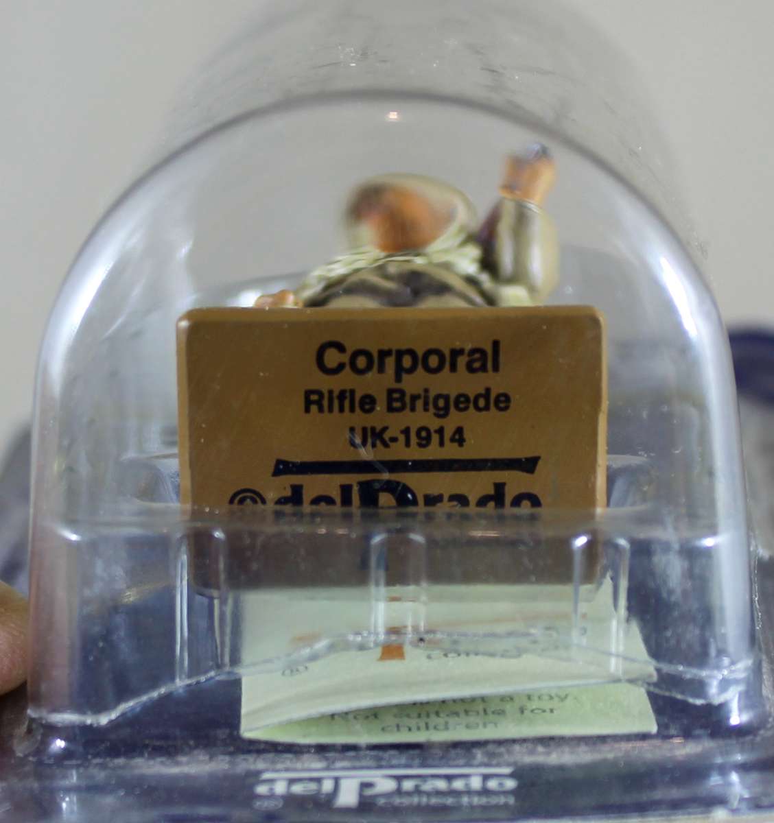 del Prado lead soldier - Corporal, rifle brigade UK 1914