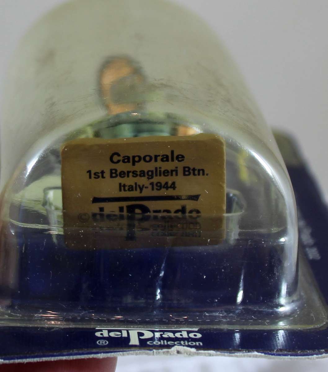 del Prado lead soldier - Caporale, 1st Bersaglieri Btn. Italy 1944