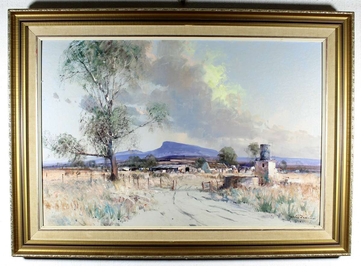 Gerrit Roon - Homestead with dirt road