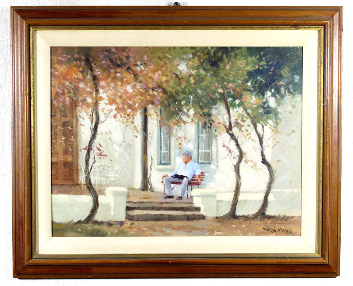 Marge Maggs - Sitting on the porch