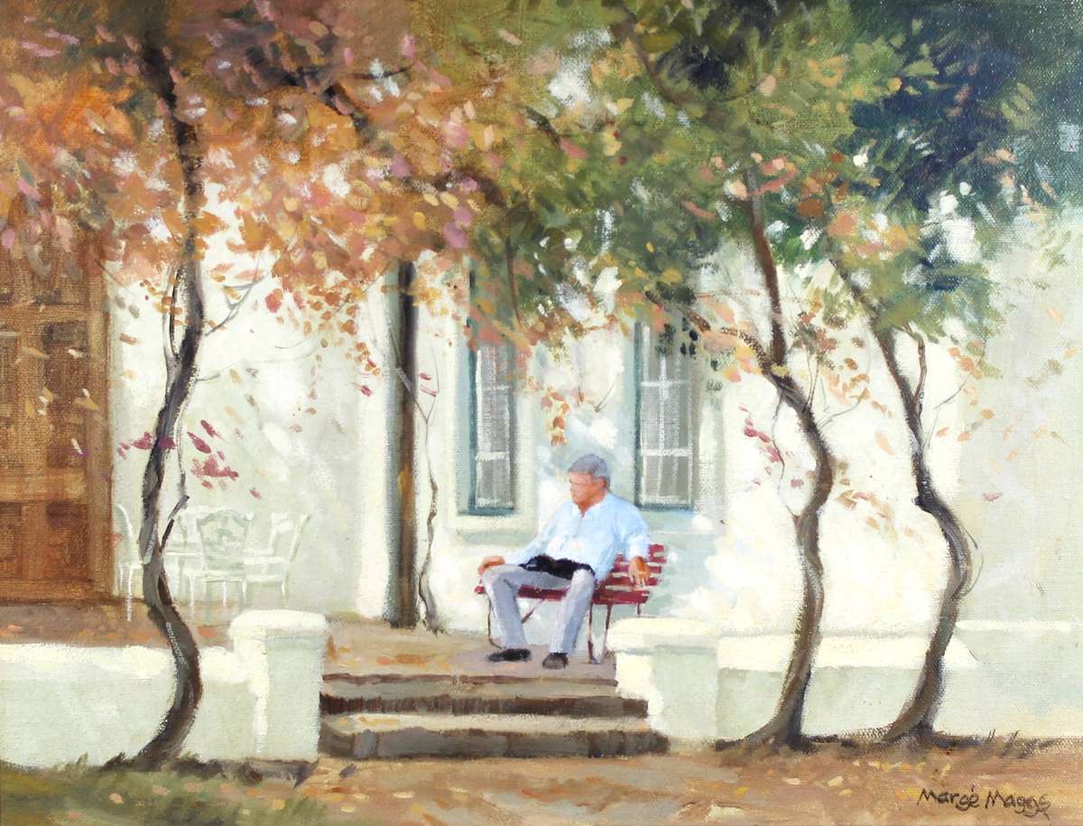 Marge Maggs - Sitting on the porch