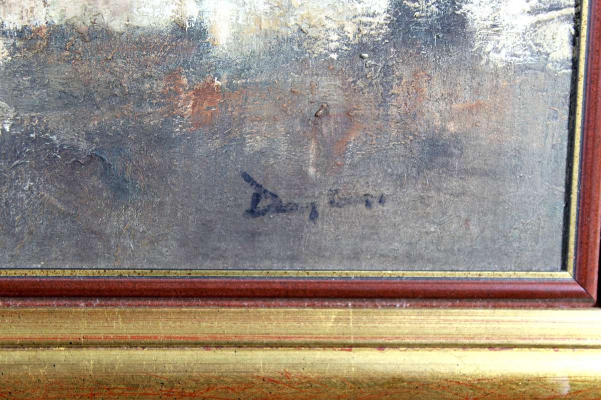 Frank Douglas - Abstract harbor scene