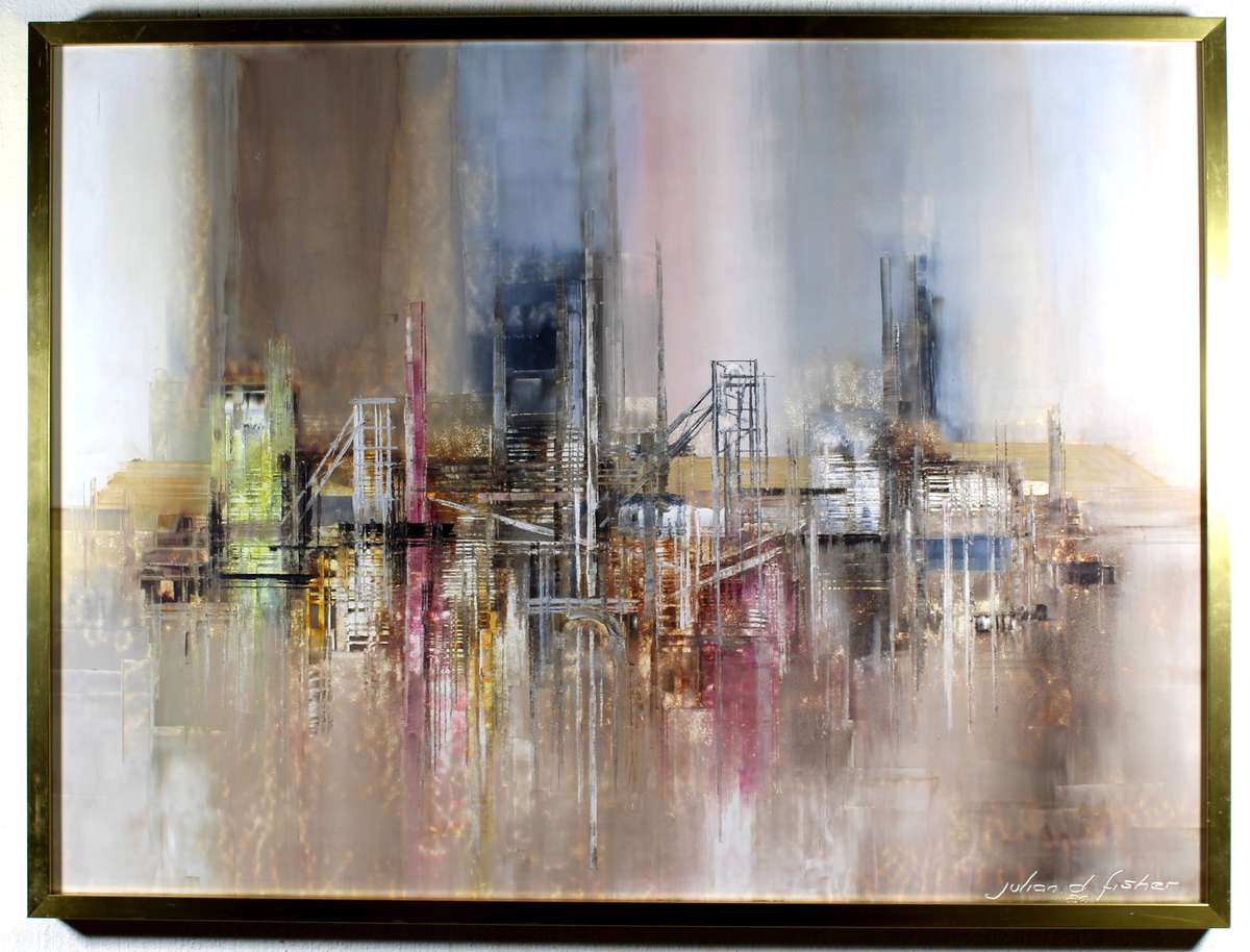 Julian D Fisher - Abstract mining scene
