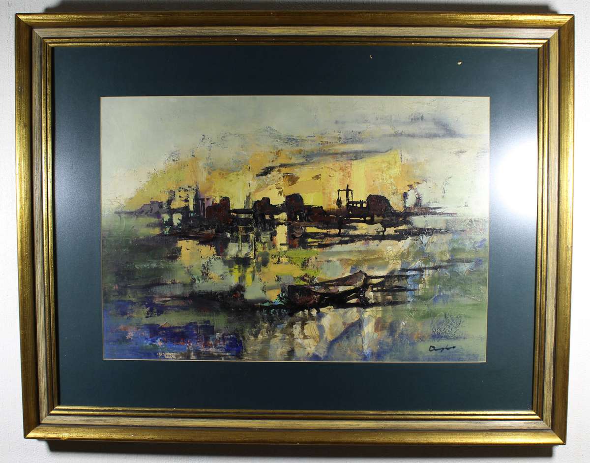 Frank Douglas - Abstract city scene