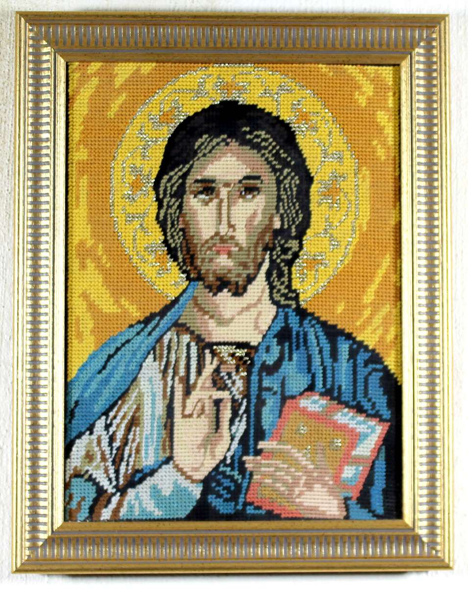 Jesus Christ icon - small tapestry