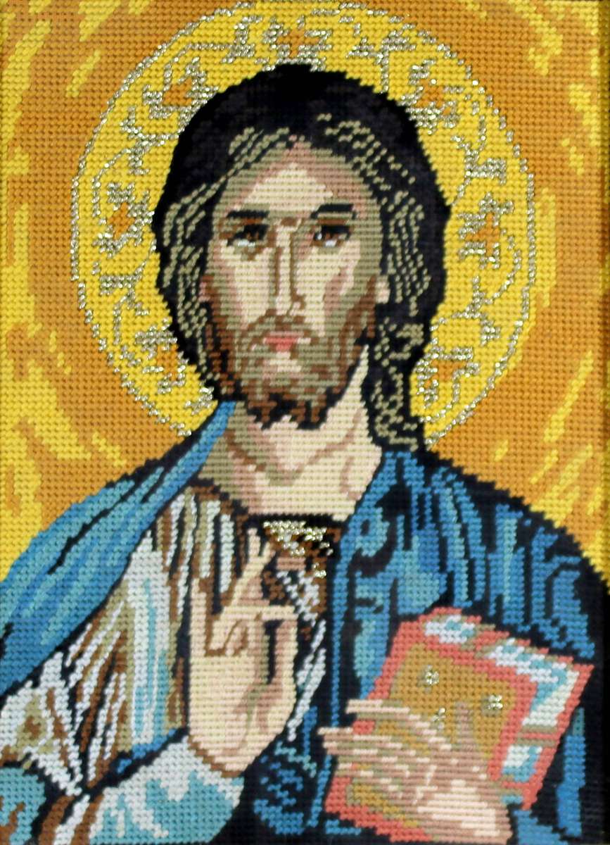 Jesus Christ icon - small tapestry