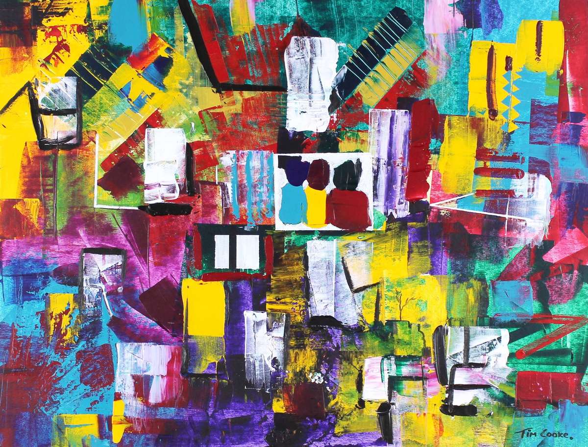 Tim Cooke - Abstract oil