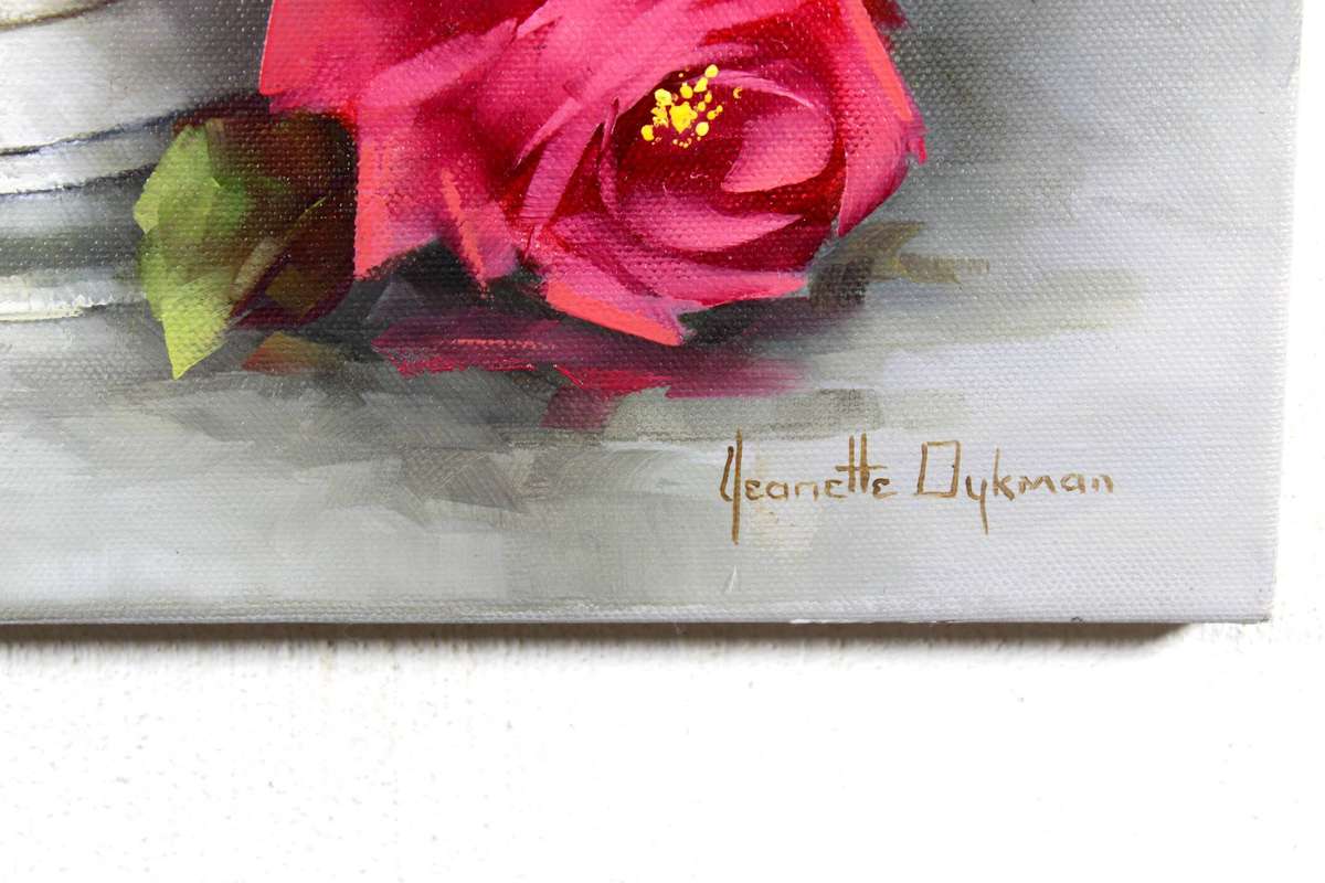 Jeanette Dykman - Still life red roses