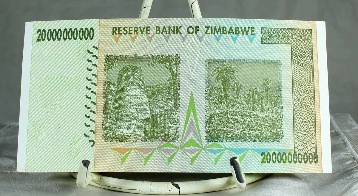 Zimbabwe 20 Billion Dollars