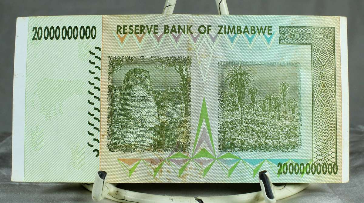 Zimbabwe 20 Billion Dollars