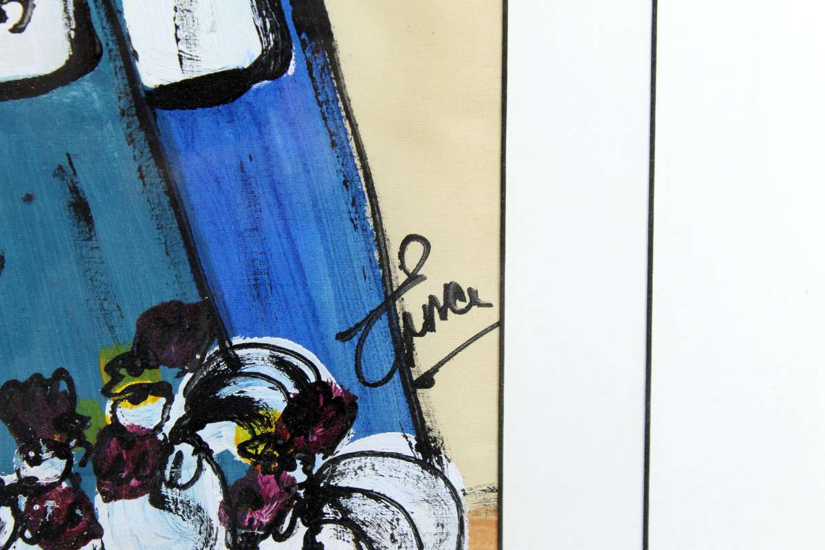 Erna Basson - Abstract woman with chickens