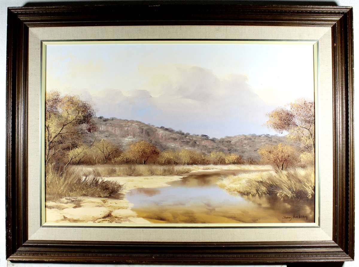 Thomas Hacking - River in a landscape