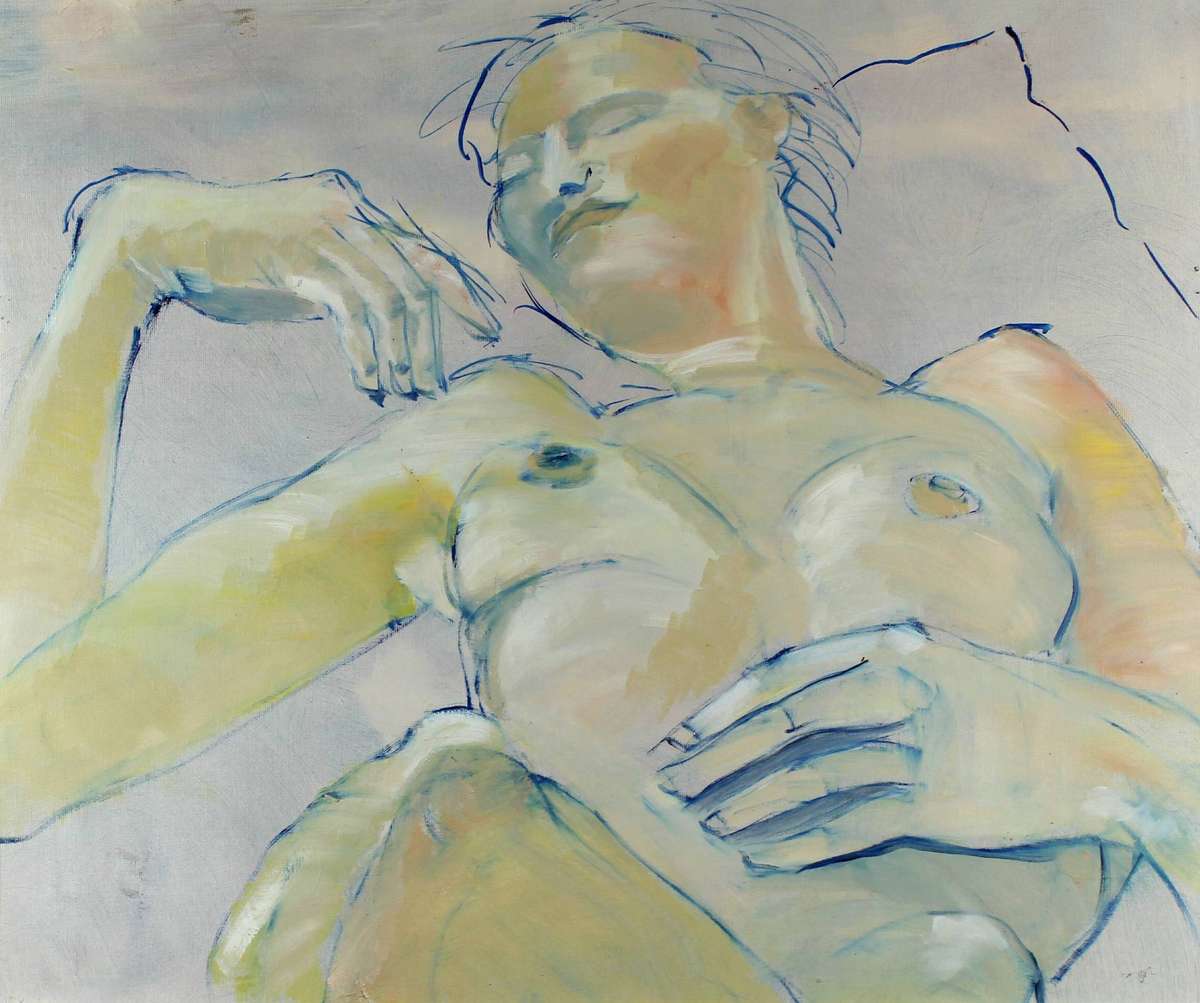 Female nude study