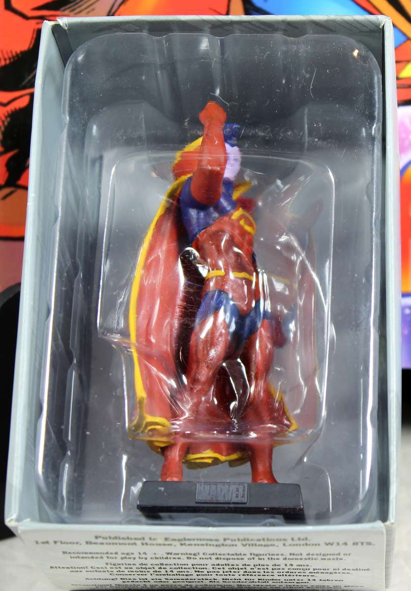 Marvel comics - lead, hand painted figurine with book - Gladiator #98