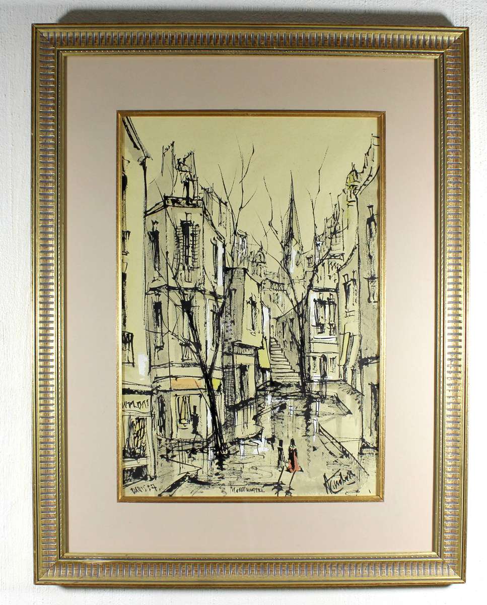 Arthur Cantrell - Paris abstract street scene