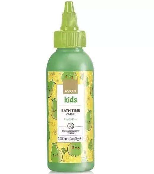 Avon Kids Playful Pear Green Bathtime Paint 100ml